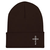 Cross Faith Christian Cuffed Beanie